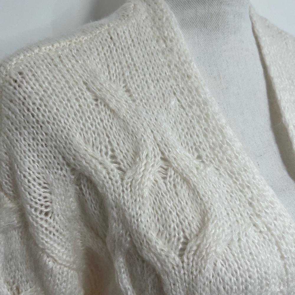 Love Tree NWT Cream Knee Length Sweater size M - Picture 4 of 7